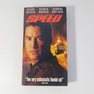 Speed (VHS) 1994 Keanu‎ Reeves, Dennis Hopper, Sandra Bullock TESTED